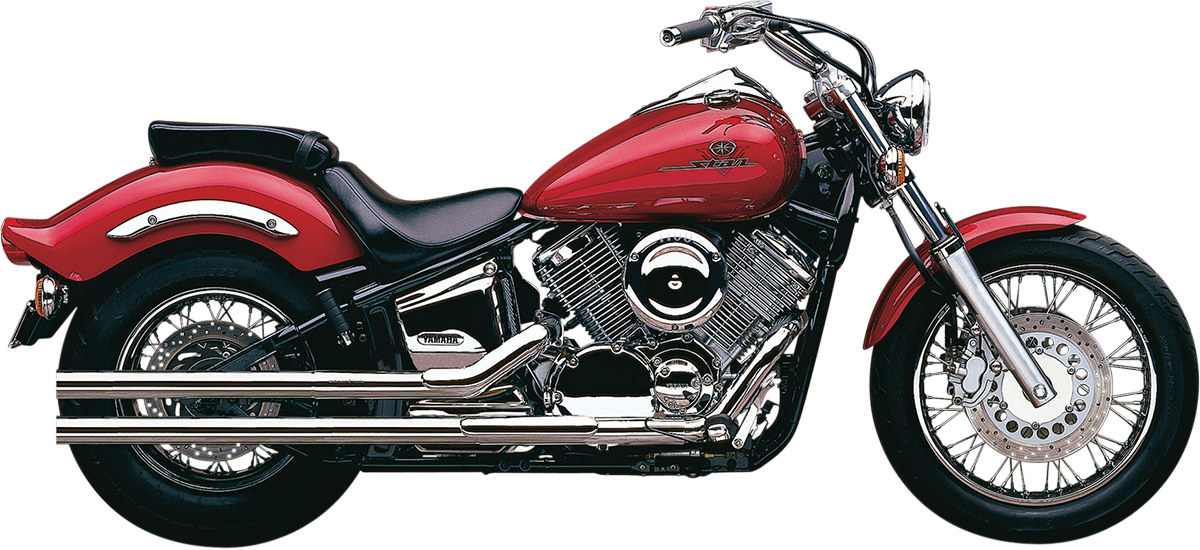 Escapes COBRA Lo-Boy Shotgun cromados para Yamaha XVS 1100 Drag Star