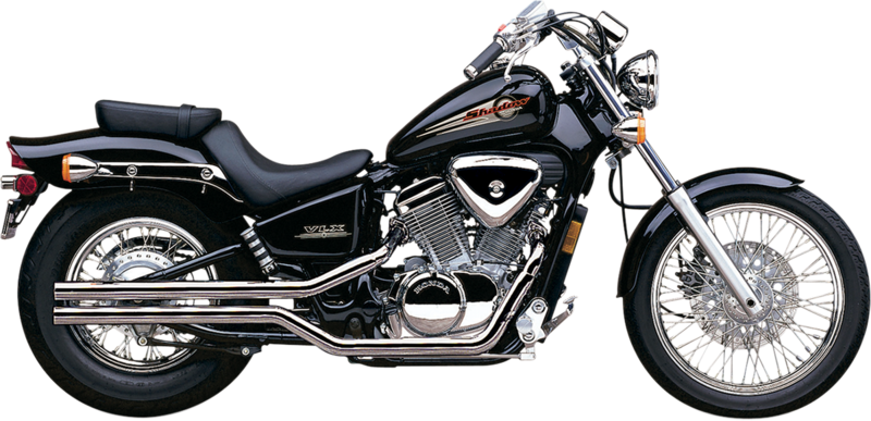 Escapes COBRA Fatty Shotgun cromados para Honda Shadow 600