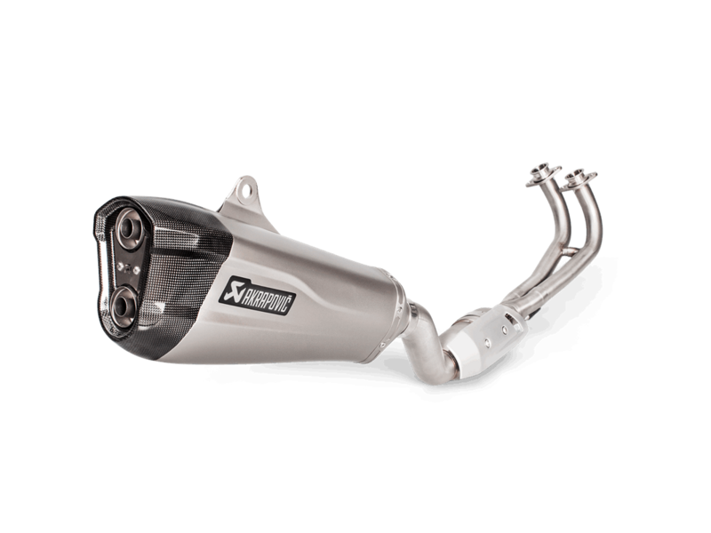 Sistema de escape completo Akrapovic HOMOLOGADO Racing Line para Yamaha Tmax