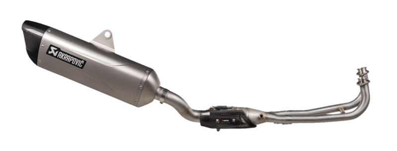 Sistema de escape completo Akrapovic Racing Line Carretera para Yamaha Tmax