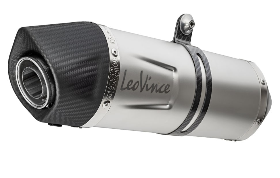Sistema de escape completo HOMOLOGADO Leo Vince One Evo acero inox. para Yamaha Nmax 125