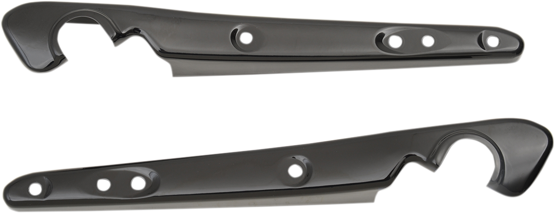 04-22 XL- Soportes guardabarros trasero laterales largos negros para Harley Davidson Sportster
