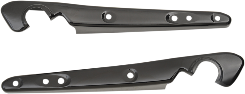 04-22 XL- Soportes guardabarros trasero laterales largos negros para Harley Davidson Sportster