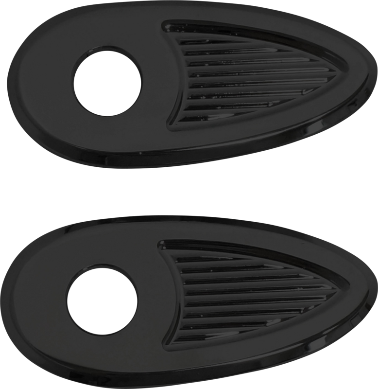 Embellecedores para puntos montaje de intermitentes en guardabarros trasero Harley Davidson