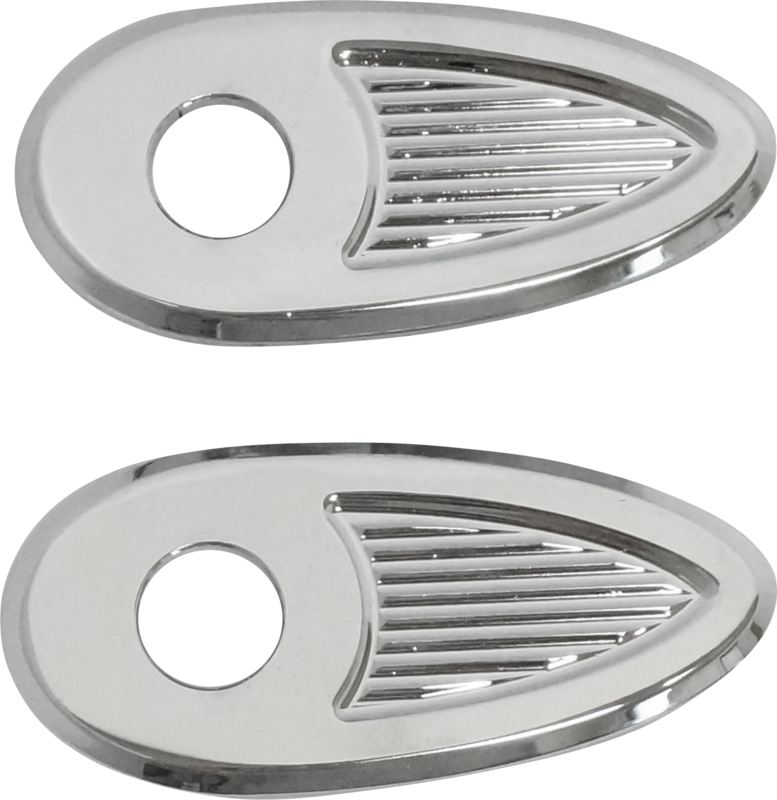 Embellecedores para puntos montaje de intermitentes en guardabarros trasero Harley Davidson