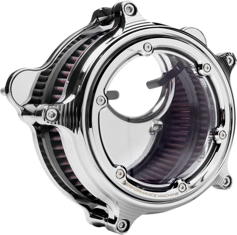 Filtro de aire PERFORMANCE MACHINE (PM) Vision para Harley Davidson Sportster y Softail