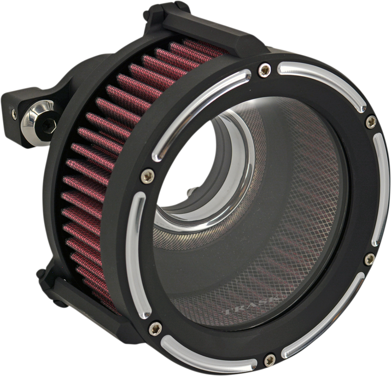 Filtro de aire TRASK Assault Charge de alto caudal para Harley Davidson Sportster y Softail