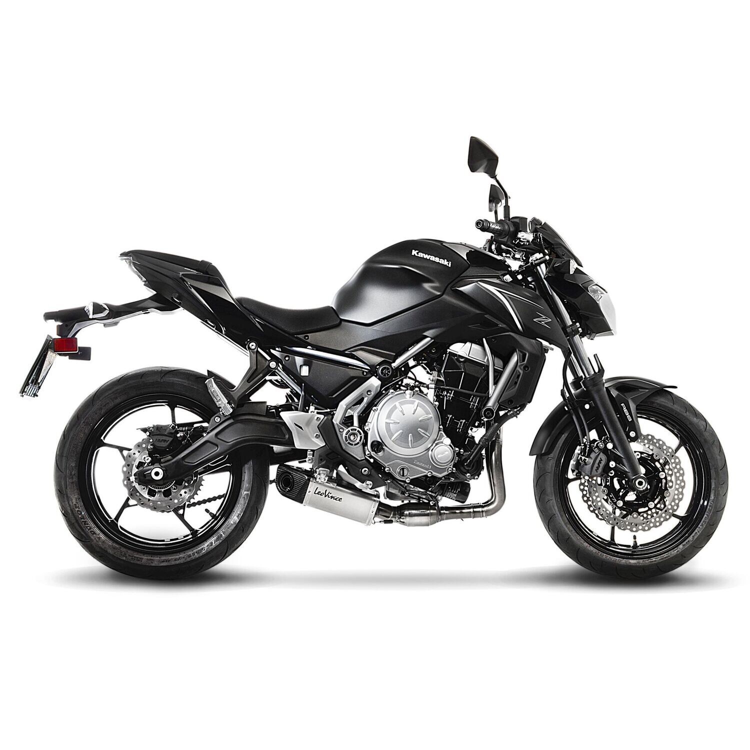 Sistema de escape Homologado completo Leo Vince Underbody para Kawasaki Z650 y Ninja 650