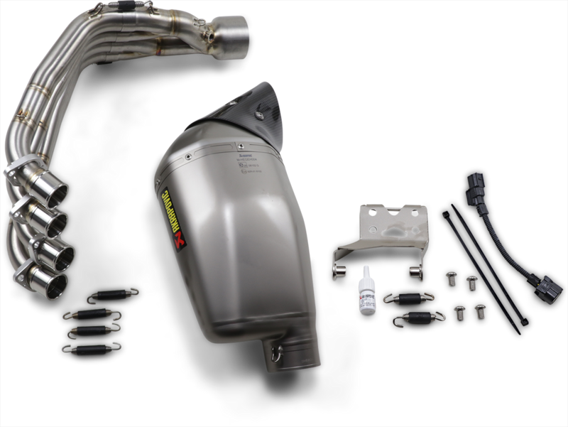 Sistema de escape completo Akrapovic Homologado Racing Line para Honda CB 650 y CBR 650