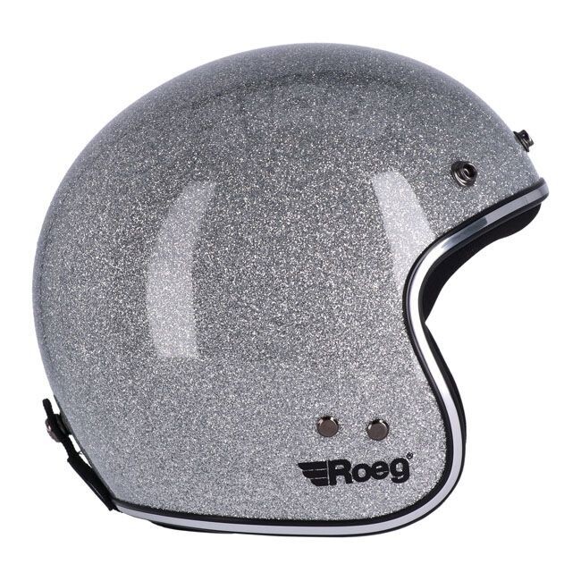 CASCO ROEG JETT HELMET DISCO BALL SILVER PLATEADO