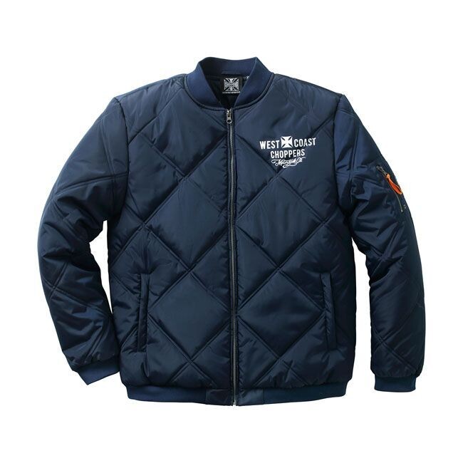 CHAQUETA WEST COAST CHOPPERS RÍGIDA AZUL MARINO MOTO