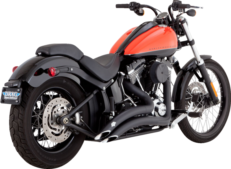 86-09 Softail- Sistema de escape Vance & Hines Big Radius Curvados para Harley Davidson Softail