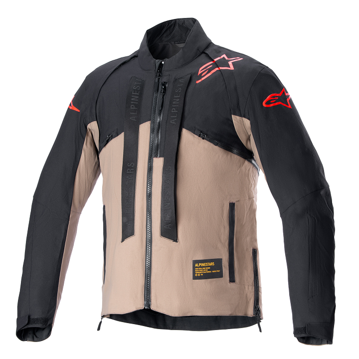 Chaqueta Alpinestars con protecciones y chaleco protector removible Alpinestars Beige para Moto