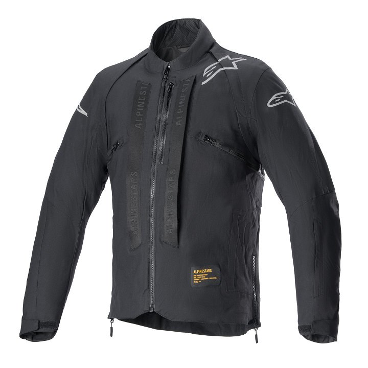 Chaqueta Alpinestars con protecciones y chaleco protector removible Alpinestars negra para Moto