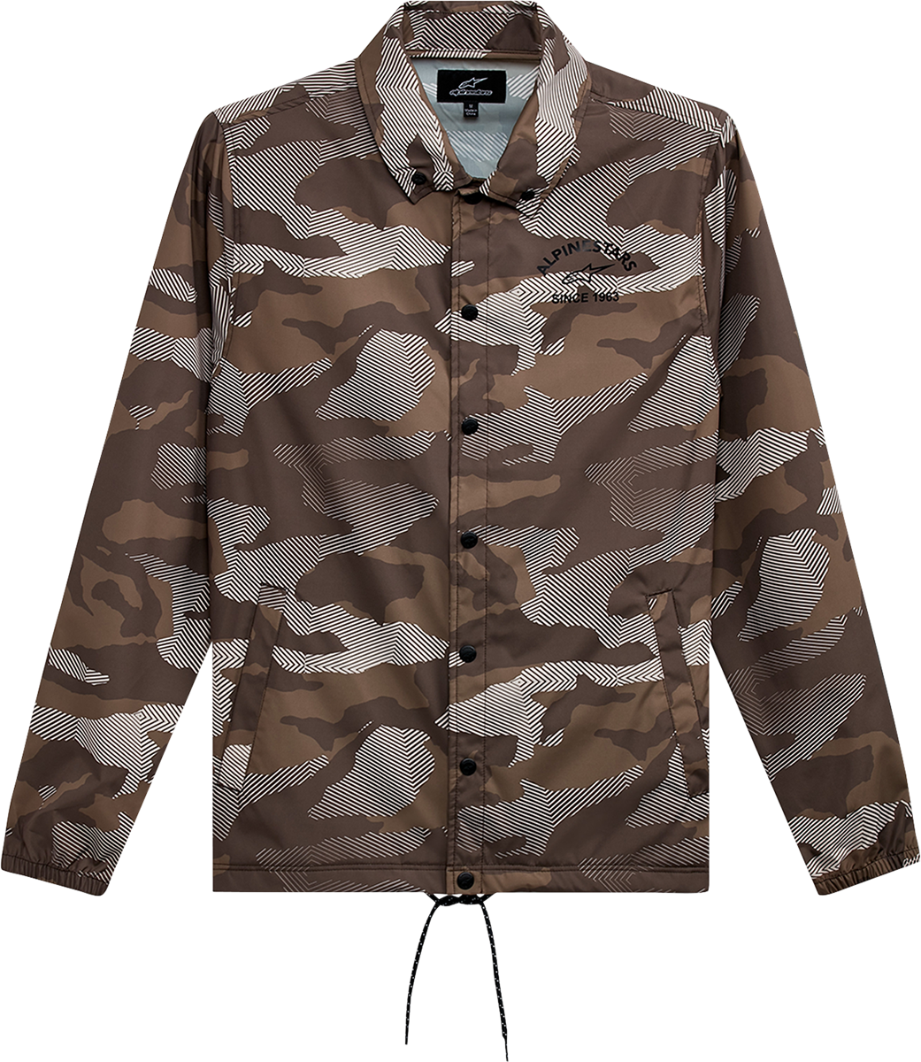 Chaqueta Corta vientos Alpinestars diseño militar para moto