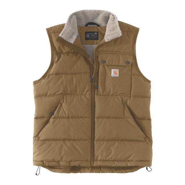 CHALECO CARHARTT LOOSE FIT MONTANA INSULATED VEST OAK BROWN MARRON BEIGE