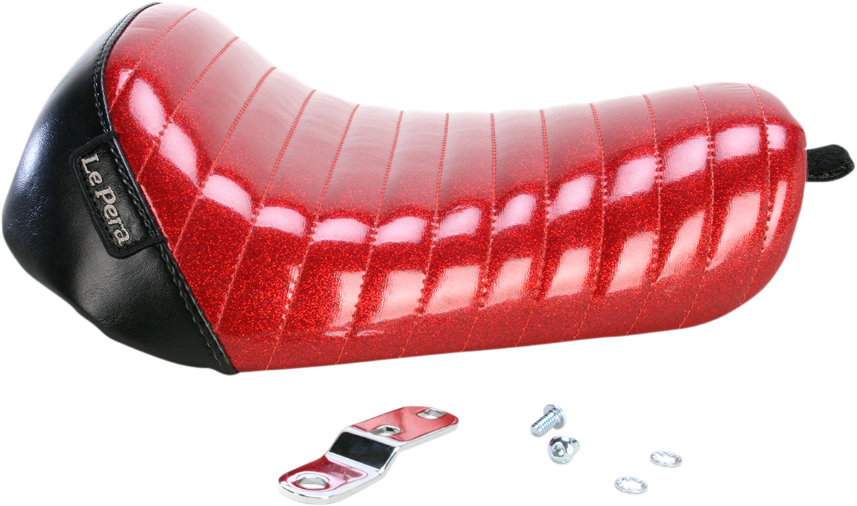 10-22 XL- Asiento individual LE PERA  Bare Bones rojo Sportster