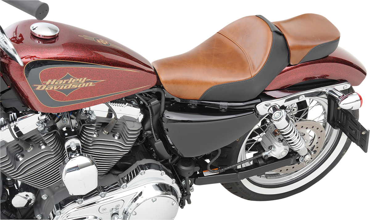 04-19 XL- Almohadilla pad asiento de acompañante para Renegade Lariat SADDLEMEN Sportster