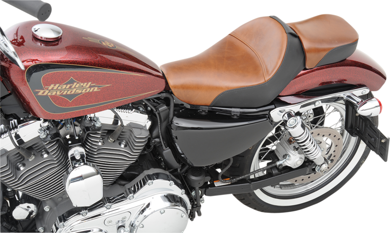 04-19 XL- Almohadilla pad asiento de acompañante para Renegade Lariat SADDLEMEN Sportster