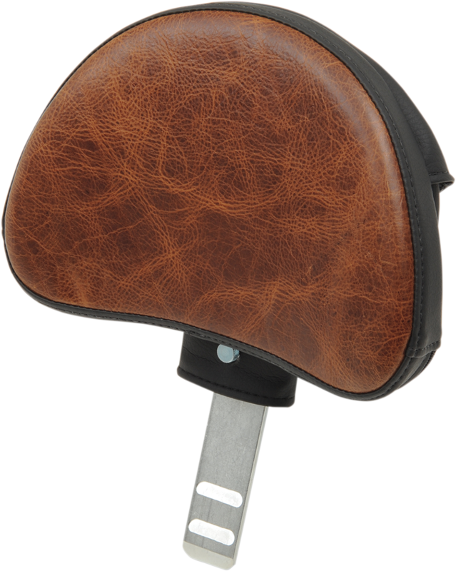 04-19 XL- Respaldo para asiento Renegade Lariat para piloto marron Sportster