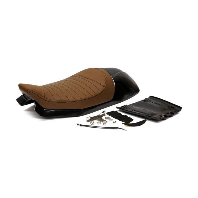 Asiento colín Cafe Racer para Triumph Bonneville T100 y T120 marrón