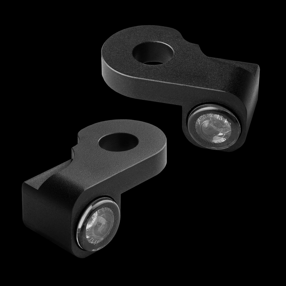 02-17 V-ROD- Set de DOS Intermitentes Homologados HEINZ BIKES NANO Series para bajo manillar
