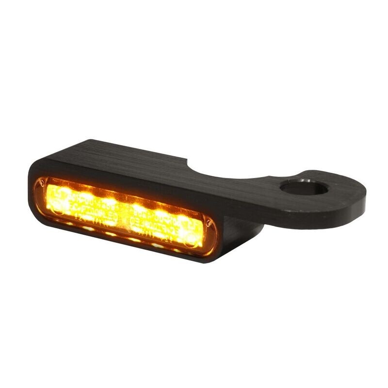 Set de DOS intermitentes LED Homologados HEINZ BIKES para manillar Harley Davidson VROD