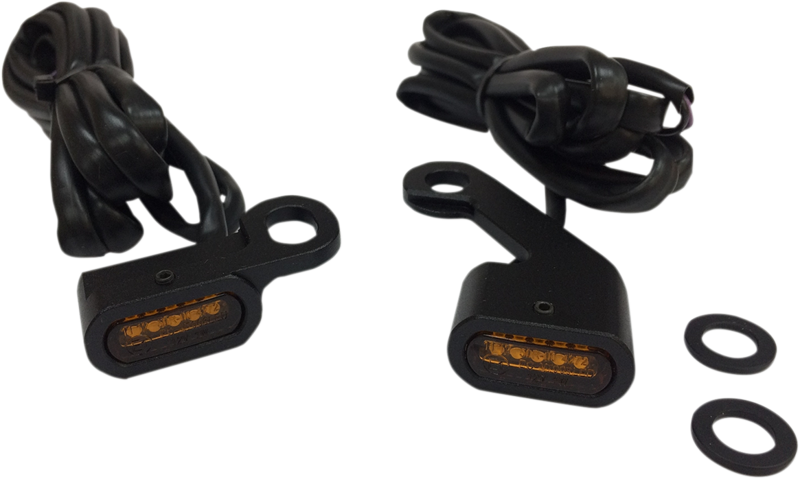 14-22 XL- Set de DOS intermitentes LED Homologados DRAG SPECIALTIES para manillar Sportster