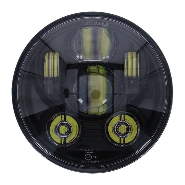 Faro Led HOMOLOGADO ojo de ángel 14cm delantero para moto 5,75" Universal