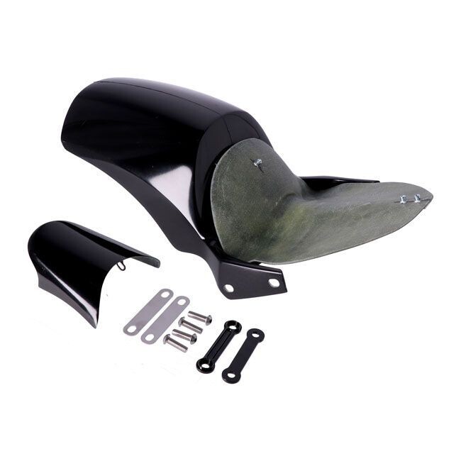 18-24 Softail- Guardabarros trasero para UNA PLAZA con base para asiento Killer Custom, solo seat rear fender 'Fat Racer'