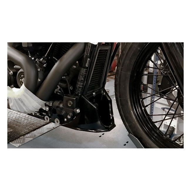 18-24-Softail- Quilla Spoiler cubre radiador bajo motor delantero