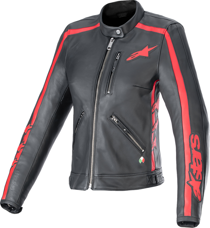 Chaqueta Alpinestars de cuero  para moto  mujer