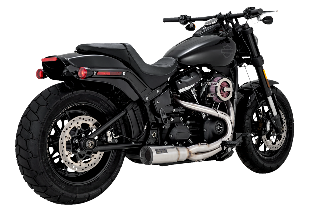 Sistema de escape VANCE & HINES 2 a 1 Hi-Output versión corta para Harley Davidson Softail