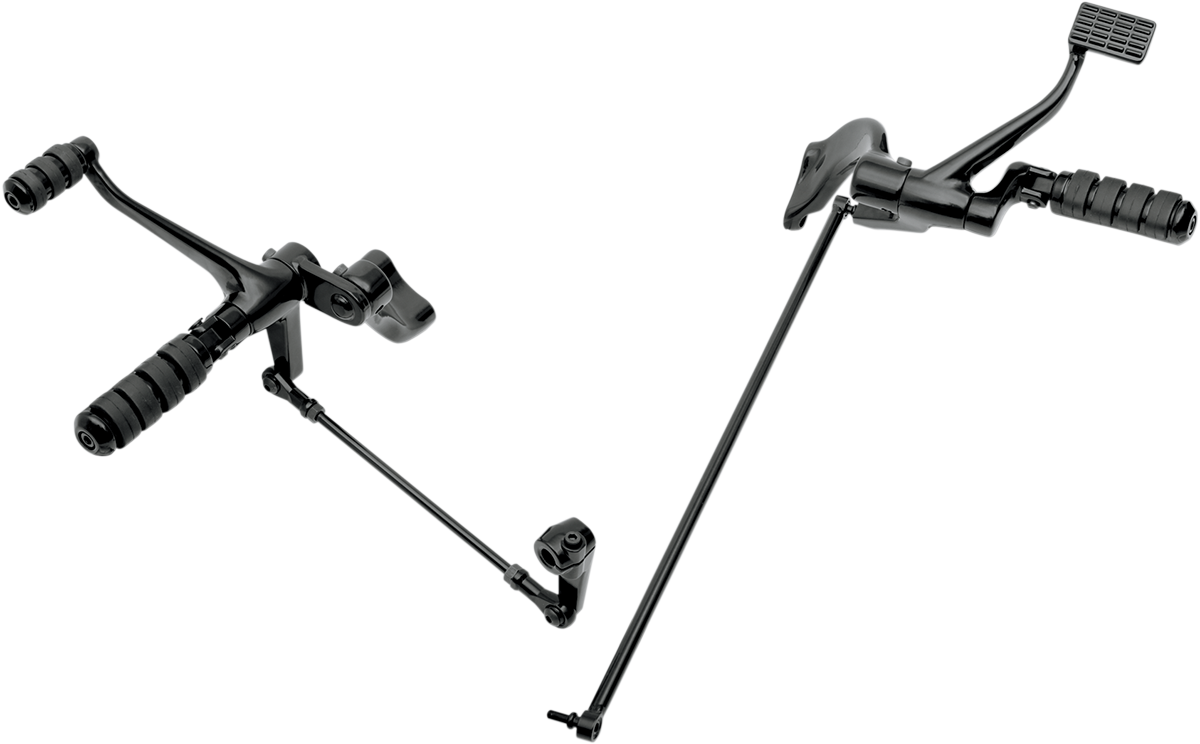 04-13 XL- Kit mandos avanzados negros 2" extra hacia delante para Sportster