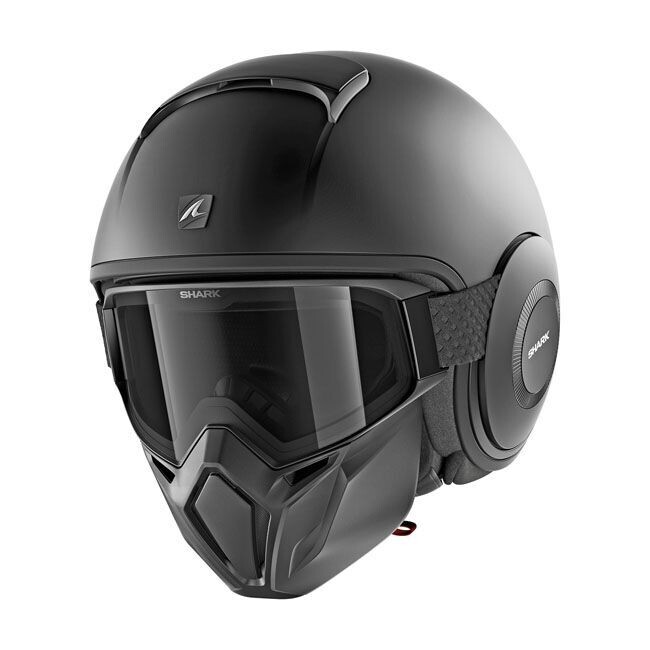 CASCO CONVERTIBLE SHARK STREET DRAK NEGRO MATE
