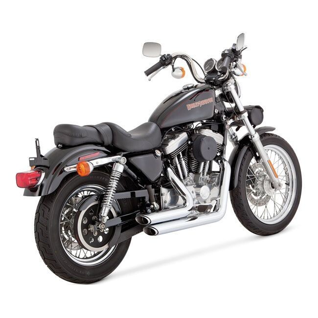 XL 99-03- ESCAPES VANCE & HINES, 2-1/2" SHORT SHOTS STAGGERED EXH CROMADOS Sportster