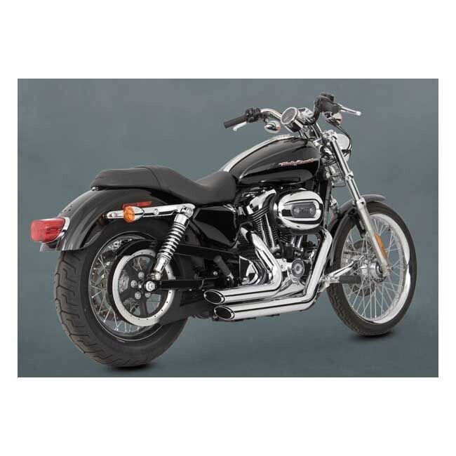 XL 04-13- ESCAPES VANCE & HINES, 2-1/2" SHORT SHOTS STAGGERED EXH CROMADOS Sportster