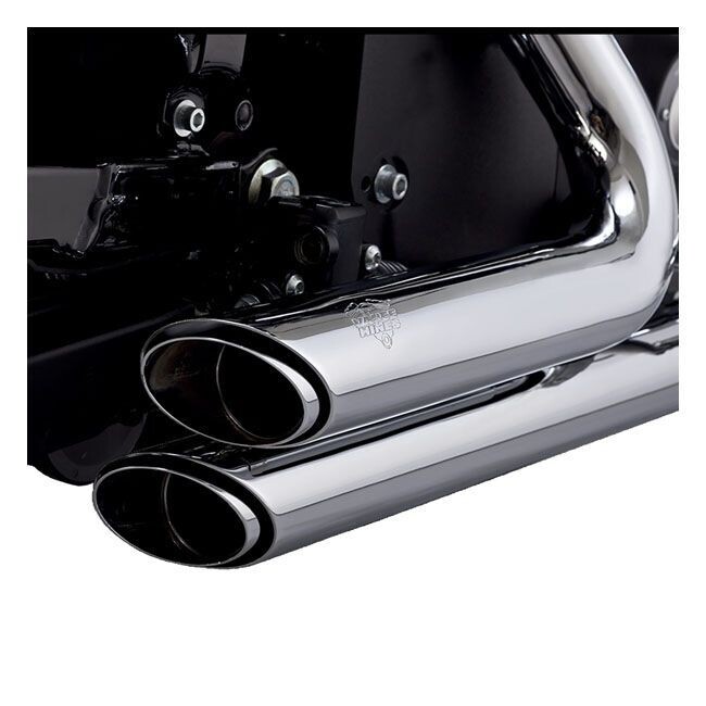 XL 14-22- ESCAPES VANCE & HINES, 2-1/2" SHORT SHOTS STAGGERED PCX CROMADOS Sportster