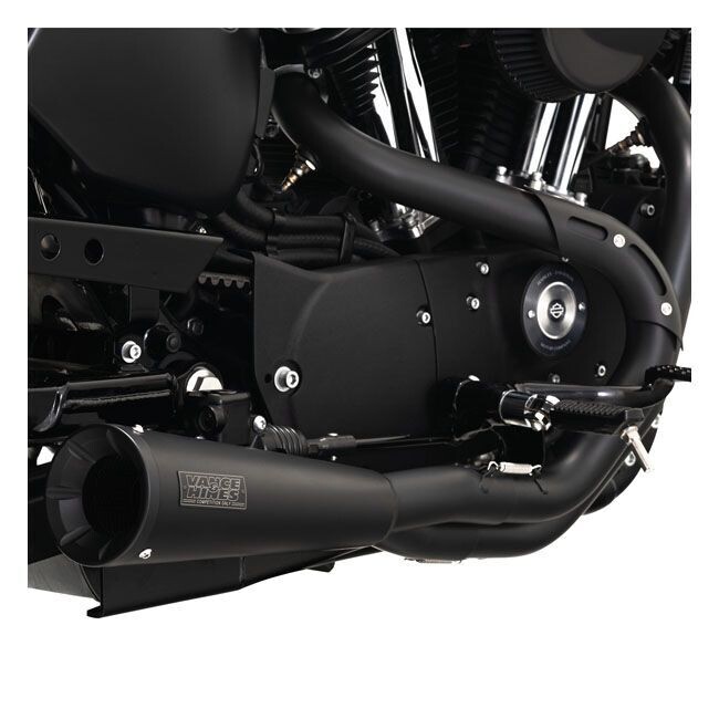 XL 04-13- Escapes Vance & Hines 2 a 1  NEGRO Upsweep inox Sportster