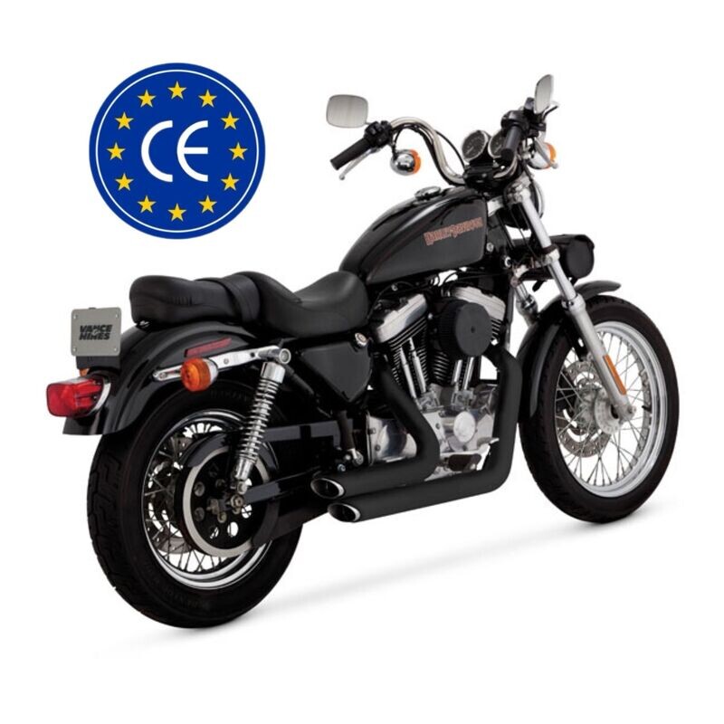 XL 90-03- ¡HOMOLOGADOS! ESCAPES VANCE & HINES THORCAT, 'ANARCHY' 2-1/2" SHORT SHOTS Sportster
