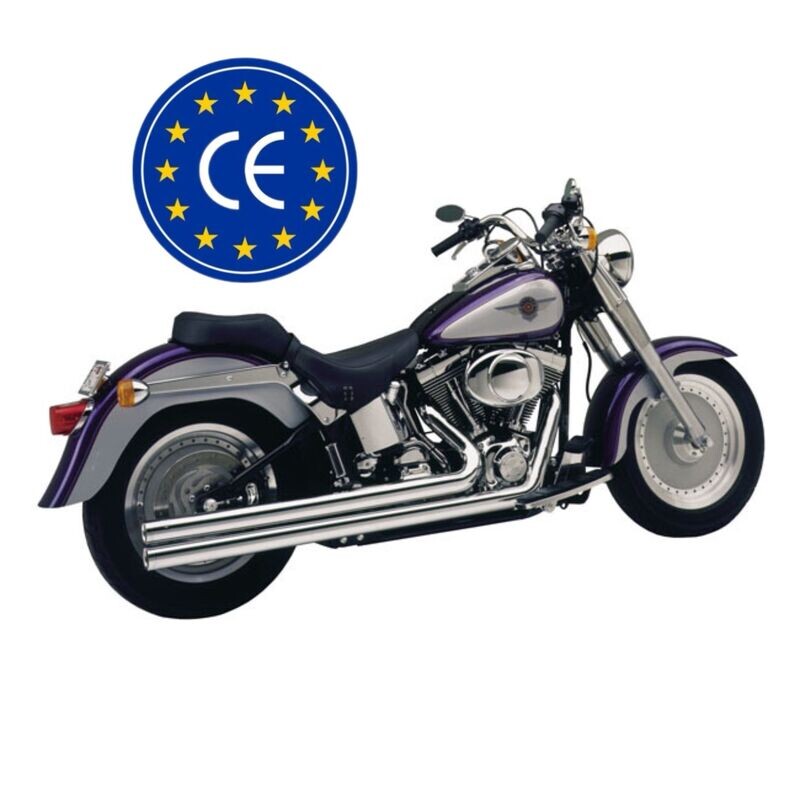 86-05- ¡HOMOLOGADOS! THORCAT-VANCE & HINES, BIG SHOTS LONG 2-2 CROMADOS Softail