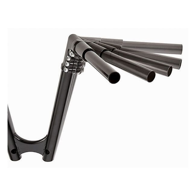 Manillar ajustable y movil ARLEN NESS 1-1/4" 25mm MODULAR 8" de alzada negro
