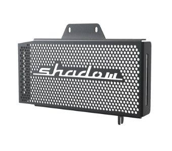 Cubre Radiador para Honda Shadow vt 125 negro y cromado