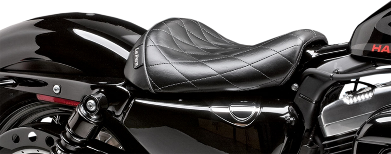 10-22 XL- Asiento individual LE PERA Bare Bones Rombos SPORTSTER