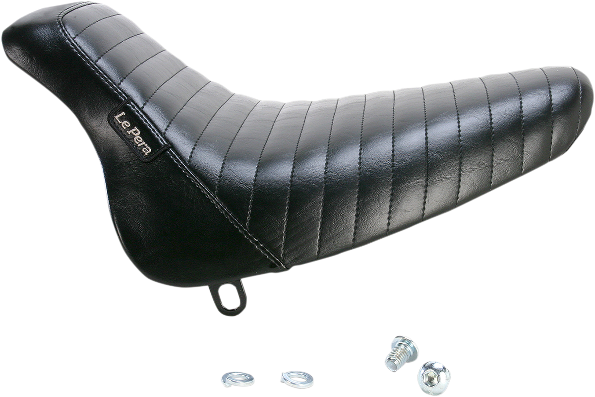 00-07 Softail- Asiento individual LE PERA Bare Bones lineas rayas