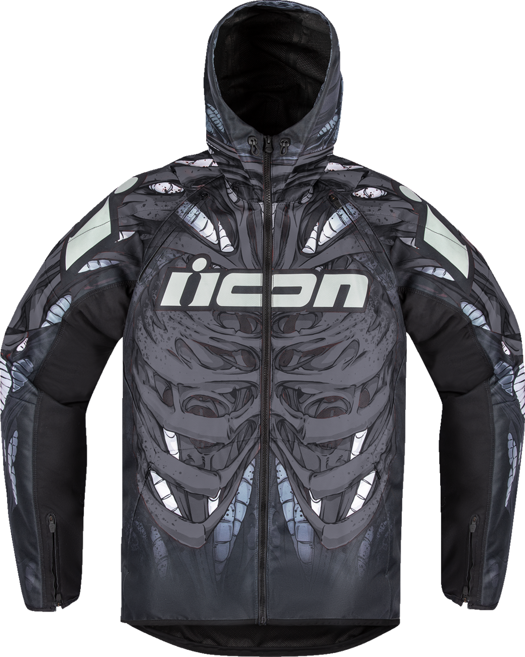 Chaqueta ICON Airform Maniker para moto verano con capucha