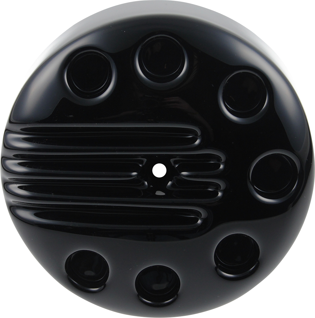 14-22 XL- Tapa filtro de aire "Slotted" Negro Brillo