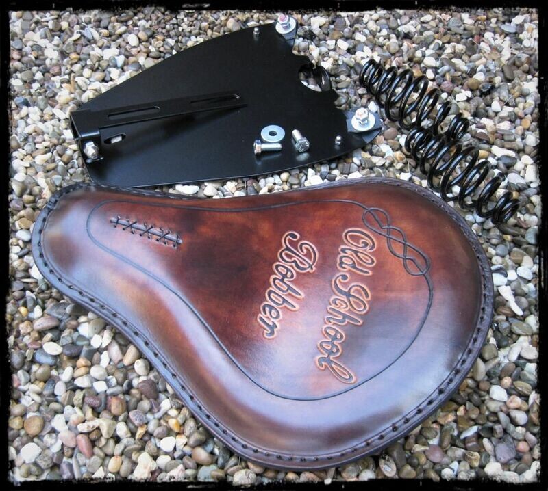 15-24 INDIAN SCOUT- Kit base + Asiento individual Bobber Monoplaza Piel