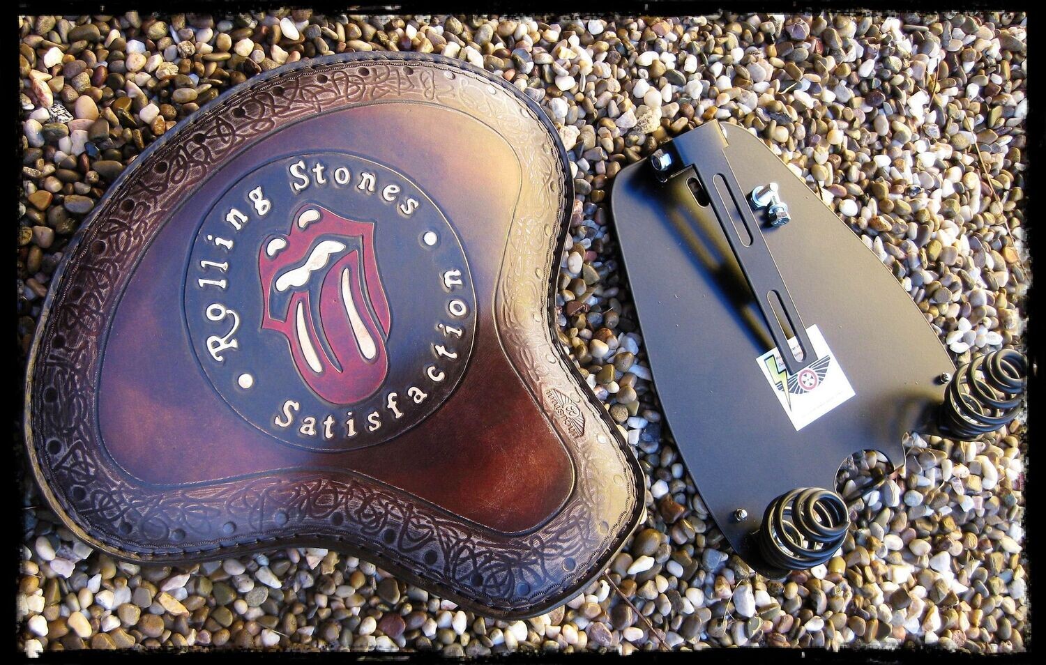 15-24 INDIAN SCOUT- Kit base + Asiento 1920 individual Bobber Monoplaza Piel