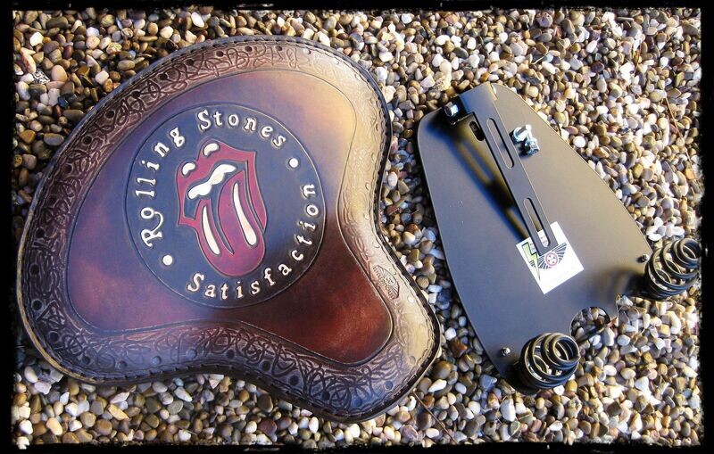 15-24 INDIAN SCOUT- Kit base + Asiento 1920 individual Bobber Monoplaza Piel